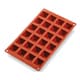 Gastroflex Silicone Mould - 24 Mini Pyramids GN 1/3 - 24 mini-pyramids 3,5 x 3,5cm - 30 x 17,5 cm - Matfer