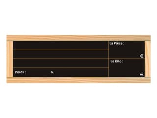 Slate bread pricing labels