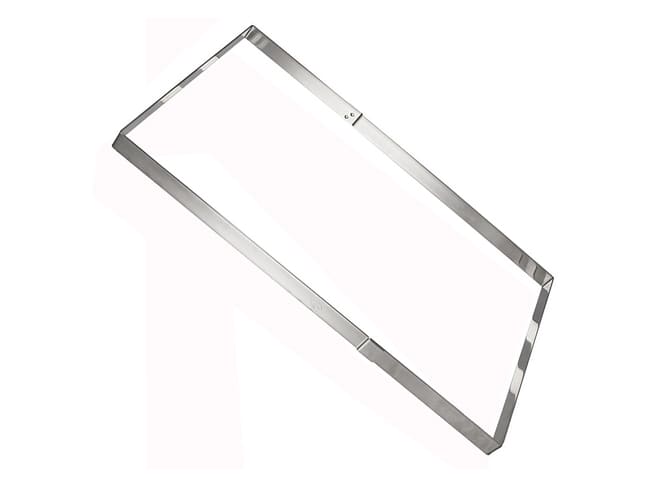 Entremets Cake Frame - Stainless Steel - 49.6 x 29 x ht 4.5cm - Matfer