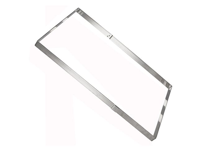 Entremets Cake Frame - Stainless Steel - 56.5 x 36.5 x ht 4.5cm - Matfer