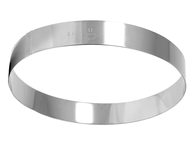 Stainless Steel Entremets Cake Ring - Ø 11cm - Matfer