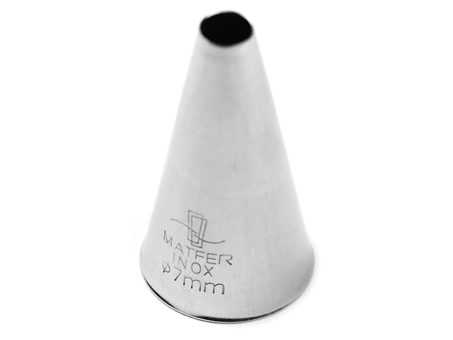 Stainless Steel Plain Nozzle - Ø 7mm - Matfer