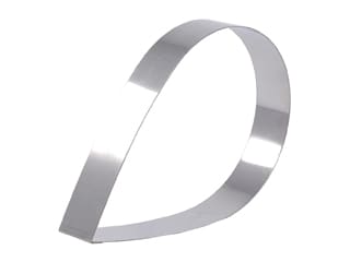 Stainless Steel Ring Teardrop