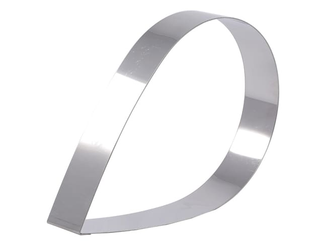 Stainless Steel Ring Teardrop - 20 x 12cm - Matfer