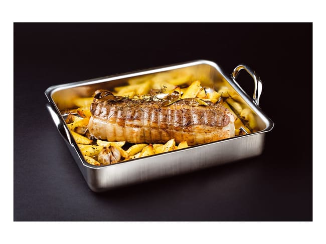 Stainless steel roasting tin - 60 x 48cm - Matfer