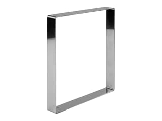 Stainless Steel Square Tart Ring - ht 2cm - 7,5 x 7,5cm - Matfer