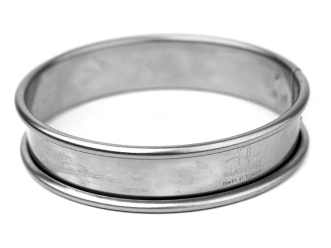 Stainless Steel Tart Ring - ht 1.6cm - Ø 6.5cm - Matfer