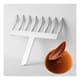 Chocolate Comb - Feather decorations - Martellato