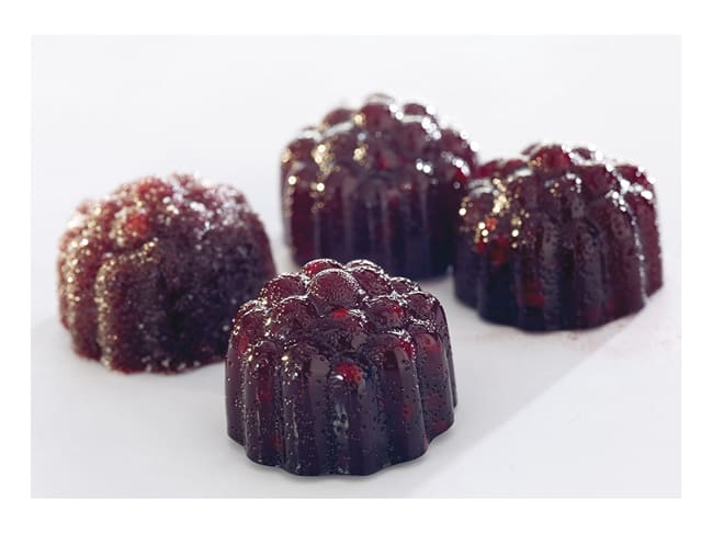 Fruit jelly flexible moulds - 24 blackberries - Martellato
