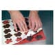 Silicone Chablon Stencil Mat - 25 Leaves - Martellato