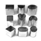 Stainless Steel Mini Cookie Cutters - Set of 9 - Martellato