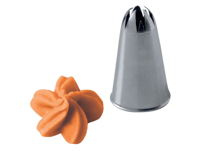 Stainless Steel Piping Nozzle - Flower - Martellato