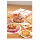 White Square Cake Slice U-Card (x 250) - 13 x 13cm - Nordia