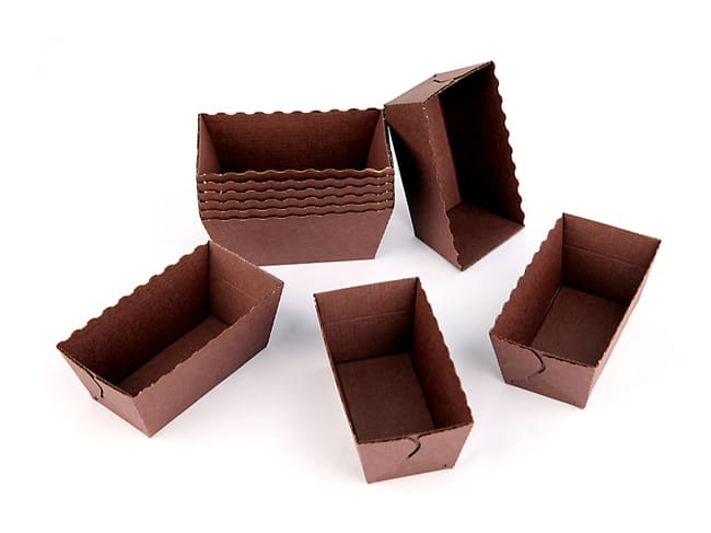 Mini Flared Loaf Moulds - set of 10 - Nordia