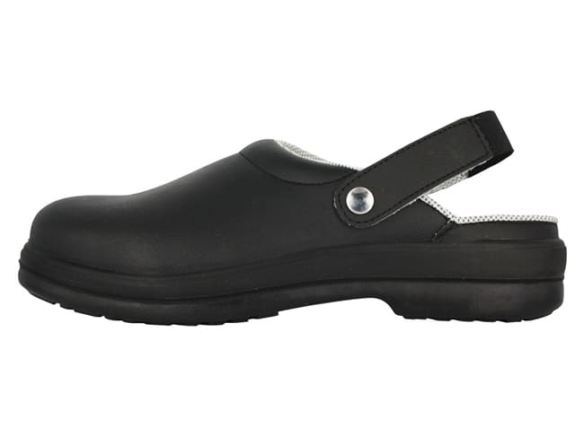 Silvo Black Catering Safety Clogs - Size 37 - NORD'WAYS