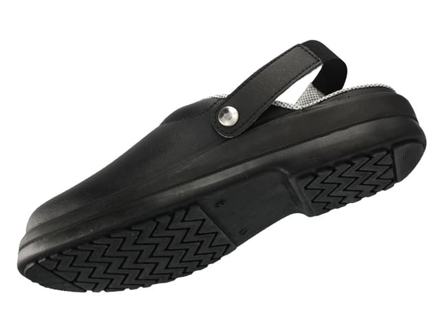 Silvo Black Catering Safety Clogs - Size 43 - NORD'WAYS