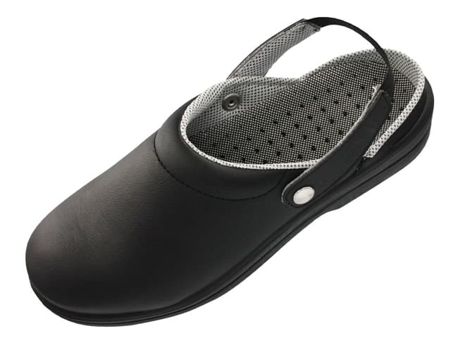 Silvo Black Catering Safety Clogs - Size 46 - NORD'WAYS