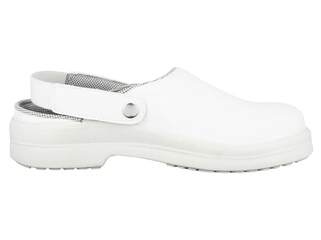 Silvo White Catering Safety Clogs - Size 38 - NORD'WAYS