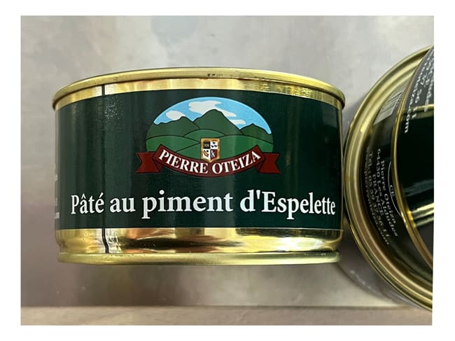 Pâté with Espelette Pepper - 190g - Pierre Oteiza