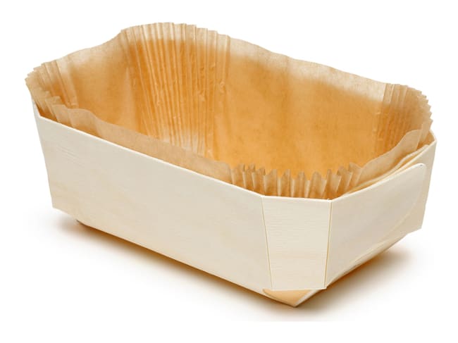 Wooden Baking Tray Duc - 17,5 x 11 x ht 6cm - Pack of 100 trays - Panibois