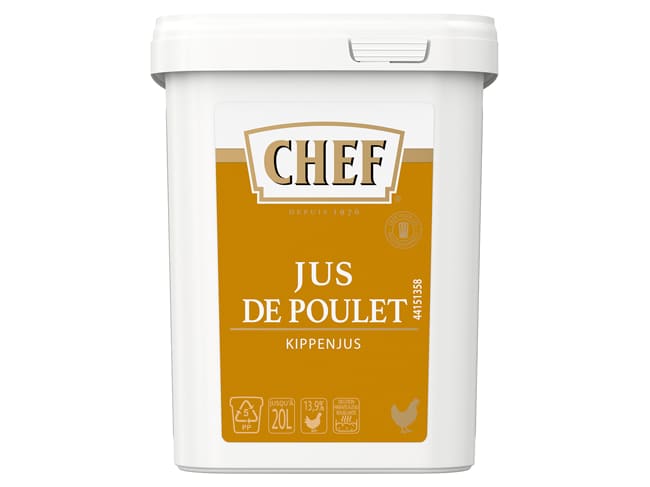 Dehydrated chicken juice - 600 g - Chef®