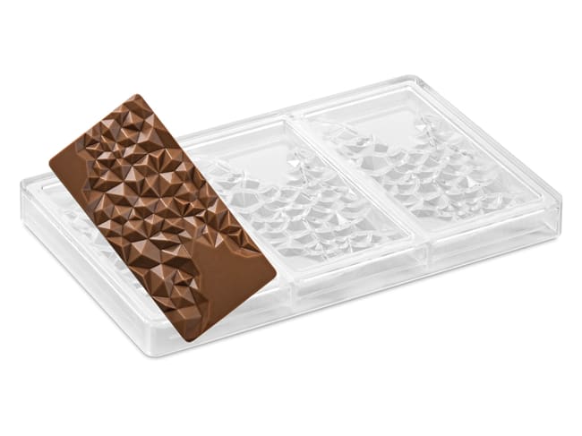 Chocolate Mould "Fragment" - 3 bars - By Vincent Vallée - Pavoni