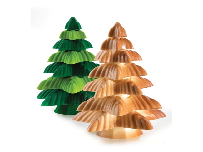 Thermoformed Chocolate Mould - Fringe Christmas Tree - Pavoni