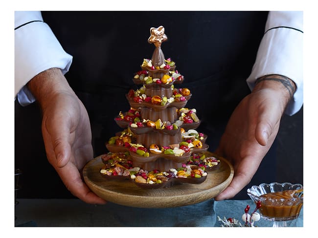 Thermoformed Chocolate Mould - Ring Christmas Tree - Pavoni