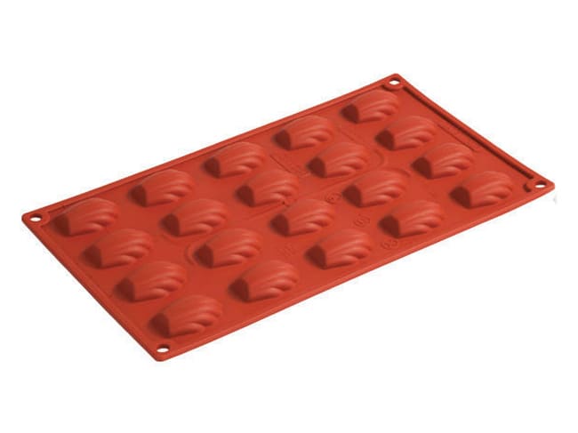 Formaflex Silicone Mould - 20 Mini Madeleines - 30 x 17cm - Pavoni