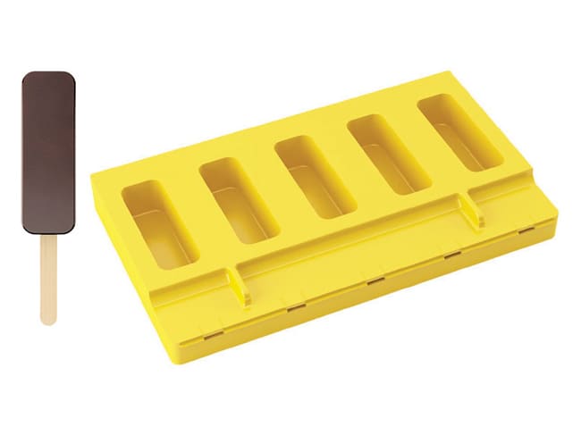 Ice Cream Bar Mould - Linear - 20 x 12cm - Pavoni