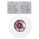 Pavodecor Silicone Mould Mat - Floral pattern - 2 cavities - Pavoni