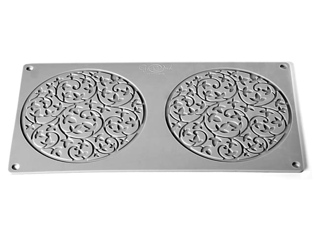 Pavodecor Silicone Mould Mat - Garden - 2 cavities - Pavoni