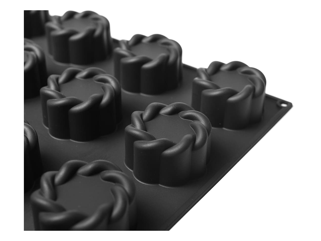 Pavoflex Non Stick Silicone Mould 24 Charlotte Swirls Ø 7 x ht 4cm