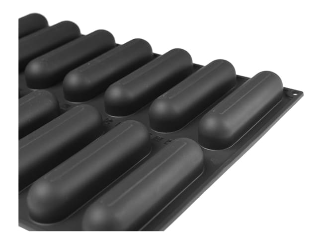 Pavoflex Non-Stick Silicone Mould - 14 Confy Eclairs - 40 x 30cm - Pavoni