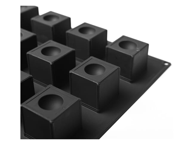 Pavoflex NonStick Silicone Mould 28 Cubes 5 x 5 x ht 5cm - Pavoni