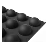 Pavoflex Non Stick Silicone Mould 24 Half Spheres Ø 7 x ht 4cm 24