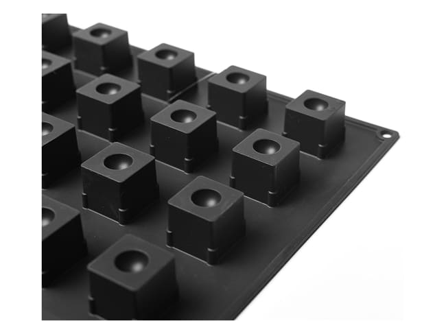 Pavoflex Non-Stick Silicone Mould - 54 Mini Cubes 3 x 3 x ht 3cm - Pavoni