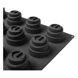 Pavoflex Non Stick Silicone Mould 24 Spirals Ø 6 8 x ht 5cm Pavoni