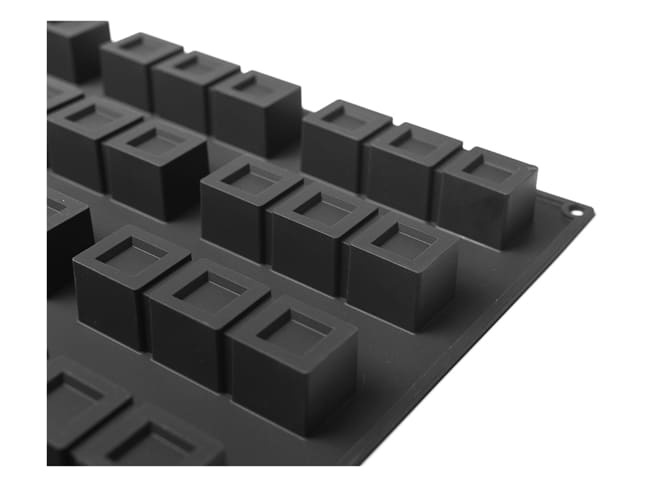 Pavoflex Non-Stick Silicone Mould - 20 Triple Cubes - 60 x 40cm - Pavoni