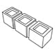 Pavoflex Non-Stick Silicone Mould - 20 Triple Cubes - 60 x 40cm - Pavoni