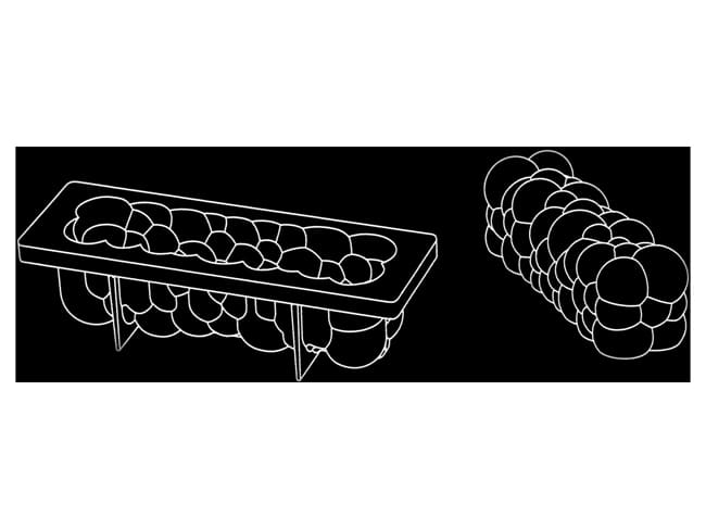 Pavoni Atomic Silicone Mould - Pavoni