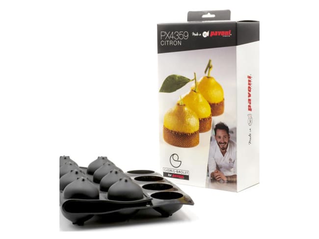 Lemon Tartlet Silicone Mould - Cédric Grolet Line - 40 x 30cm - Pavoni