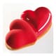 Interlaced Heart Silicone Mould - 25 x 14cm - Pavoni