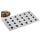 Chestnut Silicone Mould Mat - 24 Cavities - 30 x 17.5cm - Pavoni