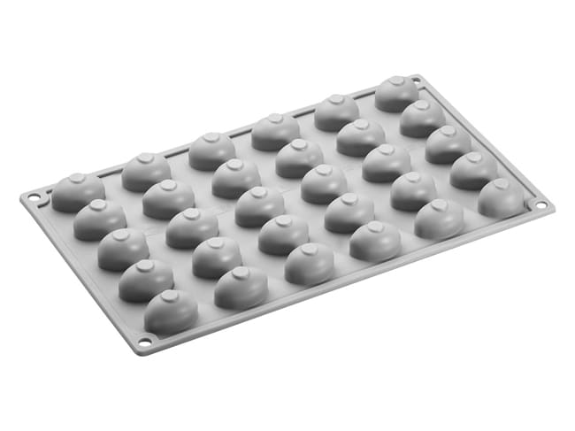 Olive Silicone Mould Mat - 30 Cavities - 30 x 17.5cm - Pavoni