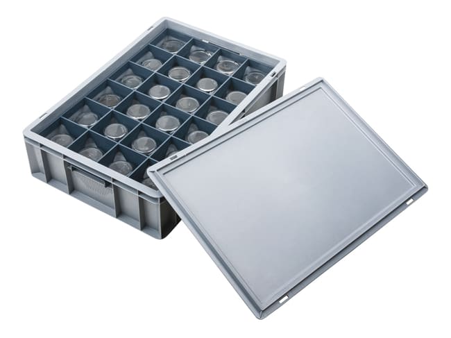 Glass Carrier Lids - No hinge