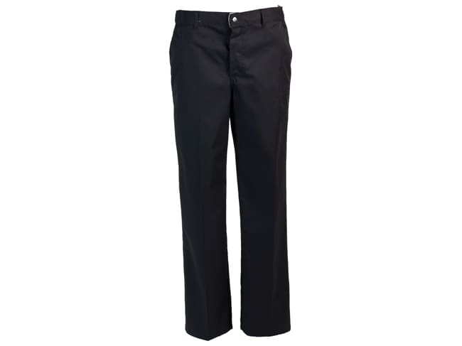 Timéo Black Chef Trousers - Size 40 - Robur