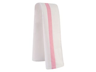 Kitchen Tea Towel with Pink Stripe