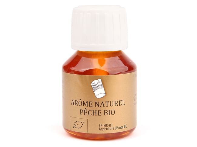 Organic Peach Flavouring - Water soluble - 58ml - Selectarôme