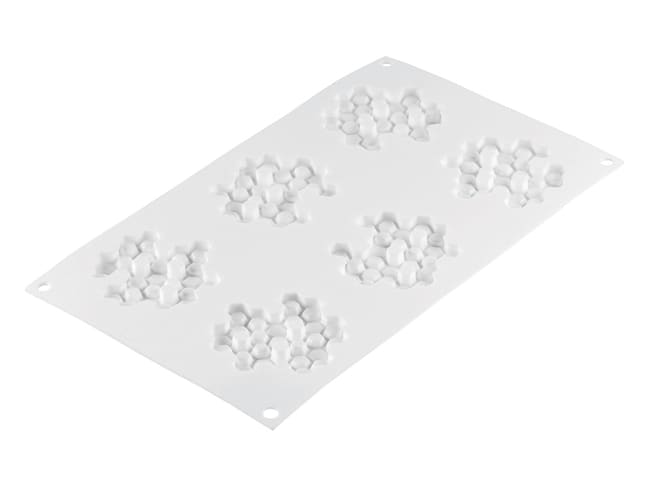 Honeycomb Silicone Mould - 6 cavities - 30 x 17,5 cm - Silikomart
